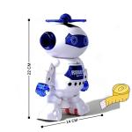 TOYS-TALK Dancing Robot Toy for Kids with 3D Lights and Music Robot Toy with Moving Hands Legs Head Spinning Action Battery Operated Fun Dance Toy