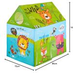 Amazon Brand - Jam & Honey Animal Camp Tent House for Kids