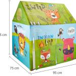 Amazon Brand - Jam & Honey Animal Camp Tent House for Kids