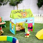 Amazon Brand - Jam & Honey Animal Camp Tent House for Kids