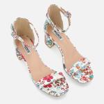 Madison Heel - white floral