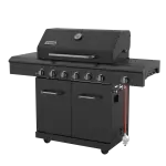 Megamaster Apex Series 6 Burner Black Patio Gas Braai with Cover