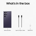 Samsung Galaxy S24 Ultra 5G AI Smartphone with Galaxy AI (Titanium Violet, 12GB, 256GB Storage), Snapdragon 8 Gen 3, 200 MP Camera with ProVisual Engine and 5000mAh Battery